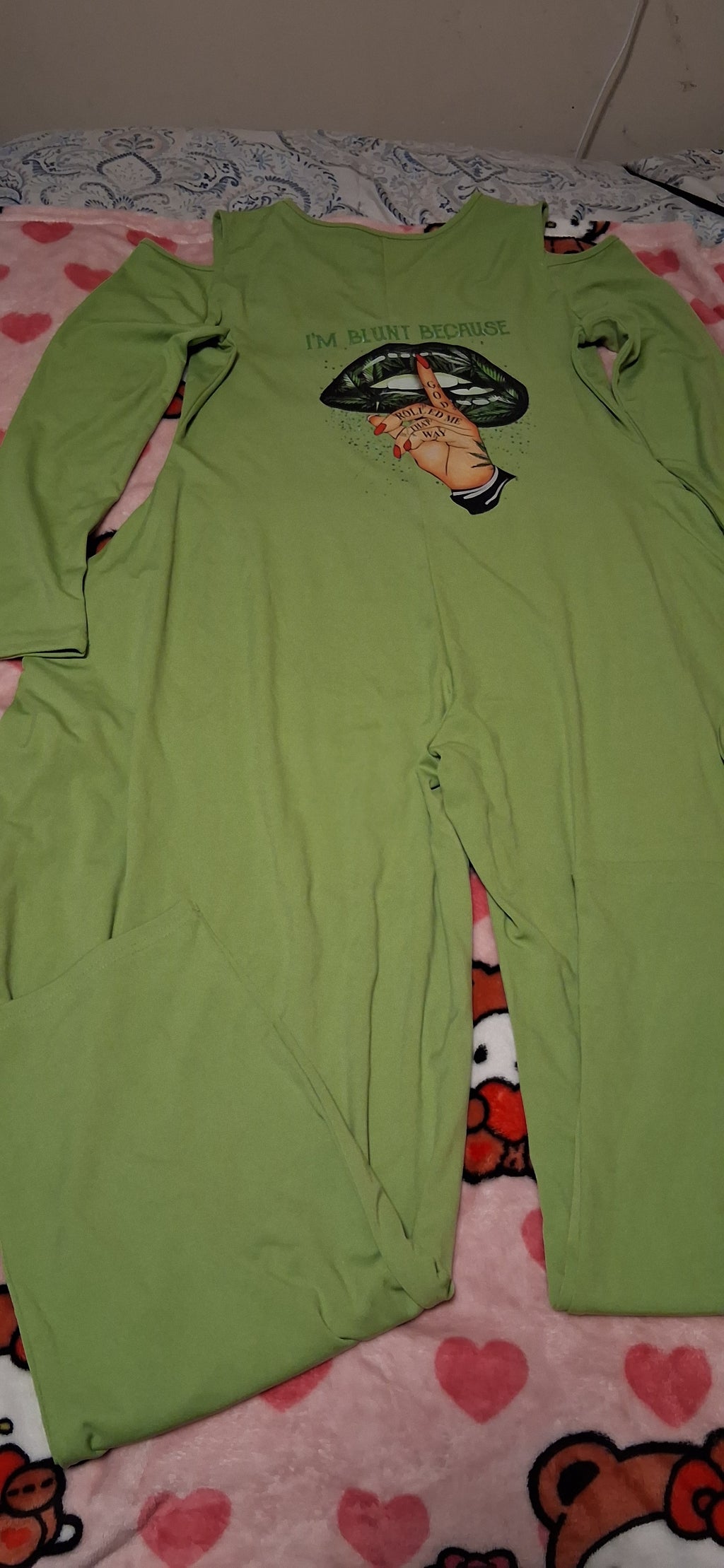 Custom Green Full Body Fashion Suit