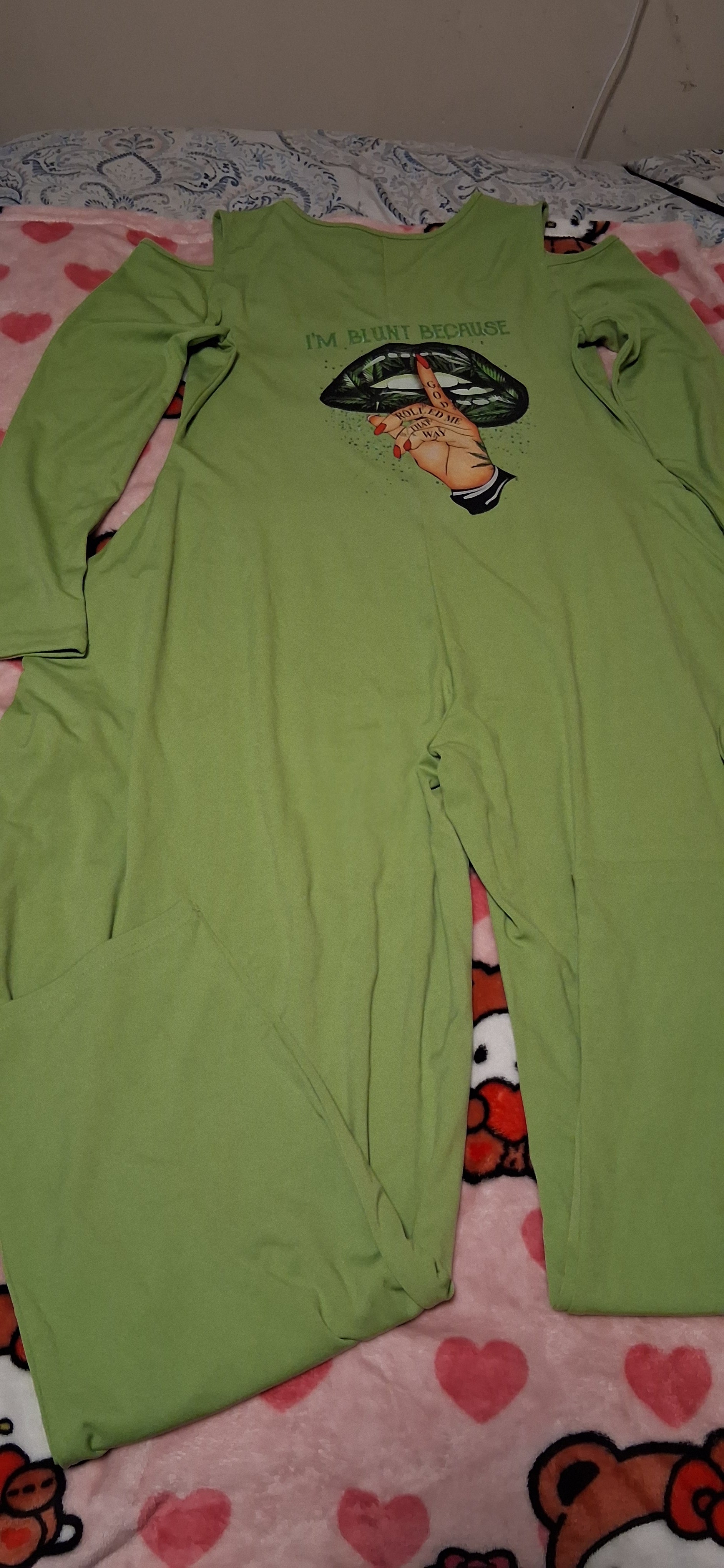Custom Green Full Body Fashion Suit